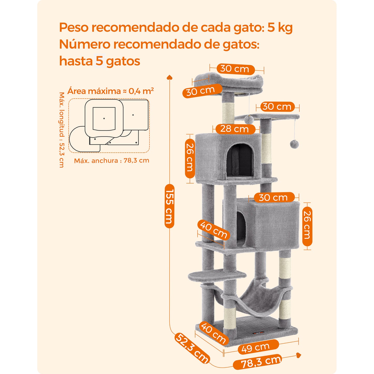 Árbol para Gatos Pekmex: ¡El Reino de Aventuras de tus Felinos!