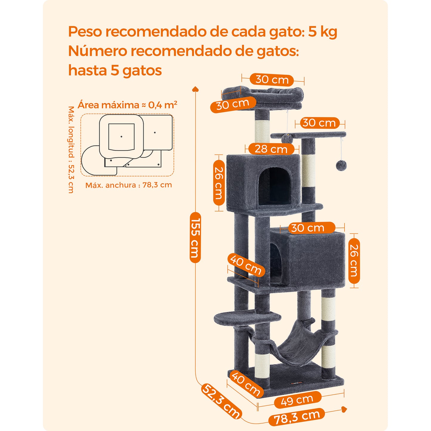 Árbol para Gatos Pekmex: ¡El Reino de Aventuras de tus Felinos!